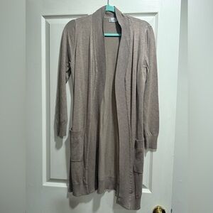 Cielo Women's Taupe /Tan Open Front Cardigan